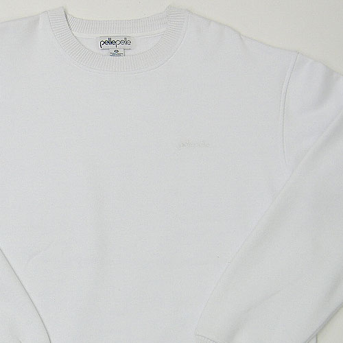 PELLE PELLE クルーネックスウェット（ホワイト）