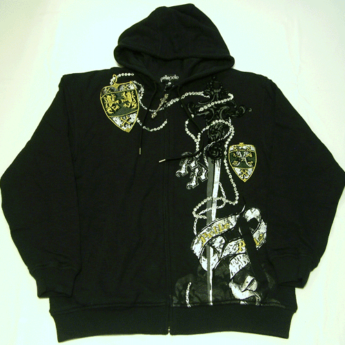 PELLE PELLE SWORDフーディー(ブラック）