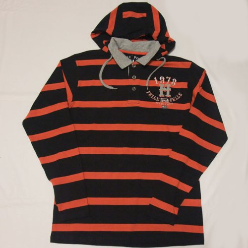 PELLE PELLEのL/S フード付ポロシャツアップしました！