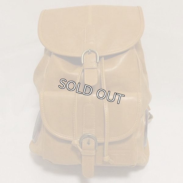画像3: FYDELITY（フィデリティー） OLD SCHOOL ステレオバックパック（タン-Faux Leather）