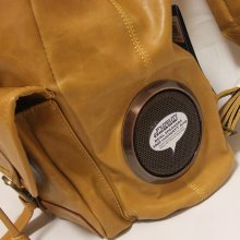 他のアングル写真2: FYDELITY（フィデリティー） OLD SCHOOL ステレオバックパック（タン-Faux Leather）