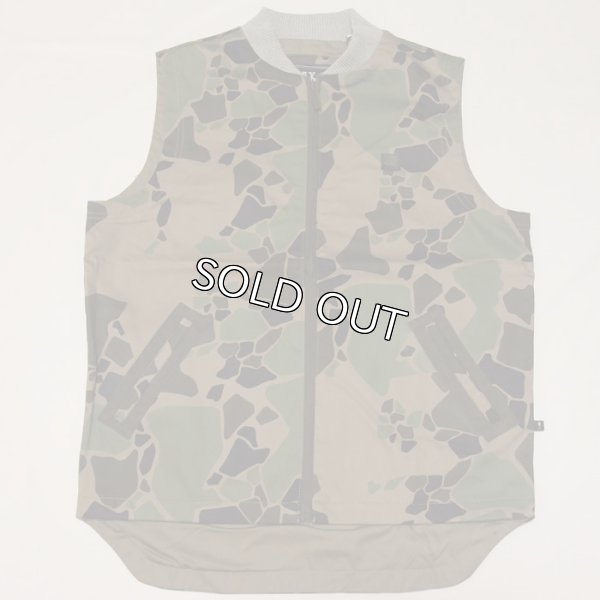画像1: PLAY CLOTHS(プレイクローズ）カモフラジップベスト