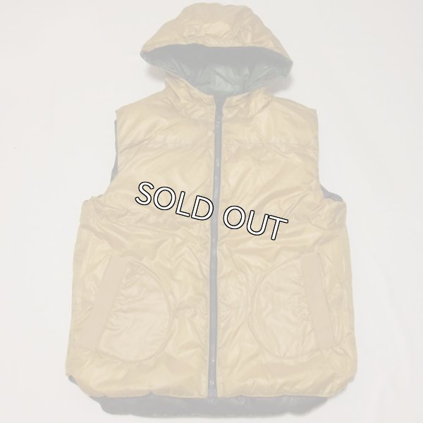 画像4: ROCAWEAR（ロカウェア）RUGGEDリバーシブル中綿フーディーベスト（ブラウンXマスタード）R0013X01