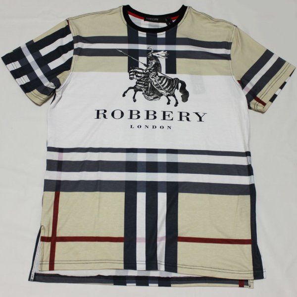 画像1: HUDSON OUTERWEAR(ハドソン・アウターウェア）ROBBERY Tシャツ（ベージュ）