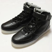 【LEDライトアップシューズ】HOVERKICKS(ホヴァーキックス）スニーカー（Black)