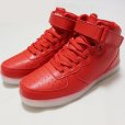 画像1: 【LEDライトアップシューズ】HOVERKICKS(ホヴァーキックス）スニーカー（Red) (1)