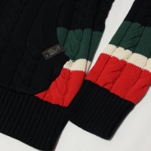 他のアングル写真2: ROCAWEAR BLACK（ロカウェア・ブラック）CARLTONニットフーディー(ブラック）