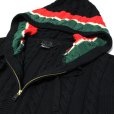 画像4: ROCAWEAR BLACK（ロカウェア・ブラック）CARLTONニットフーディー(ブラック）