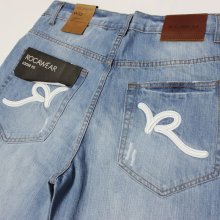 他のアングル写真3: ROCAWEAR（ロカウェア）Rダメージジーンズ(Light） R00J9914