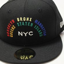 他のアングル写真1: NEWERA （ニューエラ）59FIFTY NYC RAINBOW(ニューヨークシティ・レインボー） BLACK