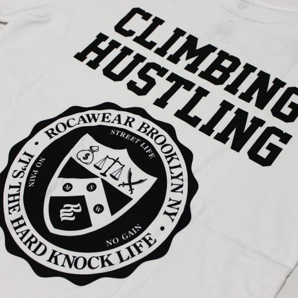 画像4: ROCAWEAR（ロカウェア）CLIMBING HUSTLINGバックプリント Tシャツ（WHITE）