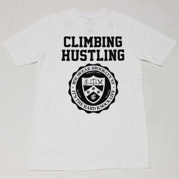 画像3: ROCAWEAR（ロカウェア）CLIMBING HUSTLINGバックプリント Tシャツ（WHITE）