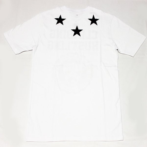 画像1: ROCAWEAR（ロカウェア）CLIMBING HUSTLINGバックプリント Tシャツ（WHITE）