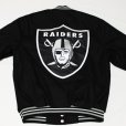 画像5: NFL JH DESIGN リバーシブルOAKLAND RAIDERS (オークランド/レイダース）バーシティージャケット