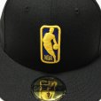 画像2: NEWERA （ニューエラ）59FIFTY NBA ロゴマン GOLDENSTATE WARRIORS(ゴールデンステート・ウォリアーズ(ブラックXチームカラー)11521913 (2)