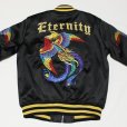 画像7: ETERNITY BC/AD(エタニティー)サテンバーシティージャケット (BLACK)