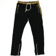 画像1: REASON（リーズン) EMB TERRY TRACK PANT(BLACK） (1)