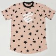 画像1: ROCAWEAR（ロカウェア）STAR & LOGO Tシャツ(ピンク) (1)