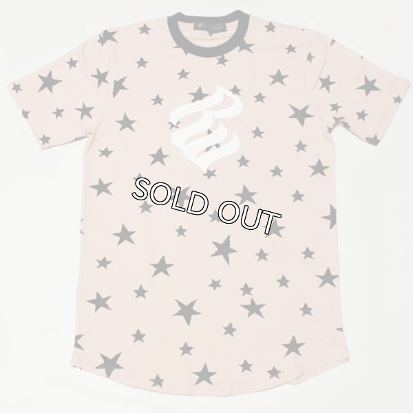 画像1: ROCAWEAR（ロカウェア）STAR & LOGO Tシャツ(ピンク)