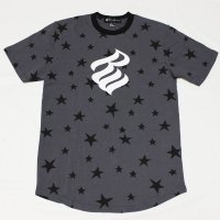 ROCAWEAR（ロカウェア）STAR & LOGO Tシャツ(チャコール)