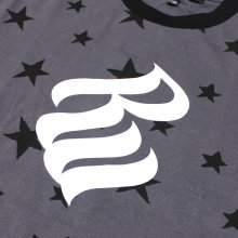 他のアングル写真2: ROCAWEAR（ロカウェア）STAR & LOGO Tシャツ(チャコール)