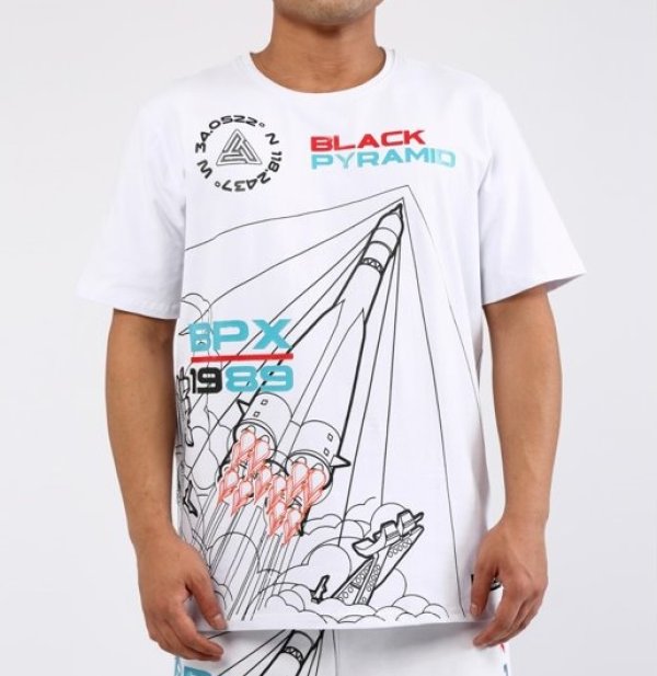 画像1: BLACK PYRAMID(ブラックピラミッド)BPX T-Shirt (Y1161985)　white