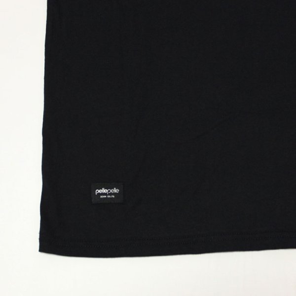 画像4: PELLE PELLE(ペレペレ)DRIP Tシャツ (ブラック) PP3055