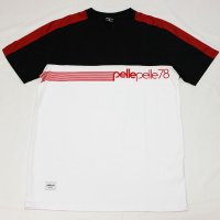 PELLE PELLE（ペレペレ)STADIUM BACK Tシャツ (ホワイト-ブラック-レッド) PP3068