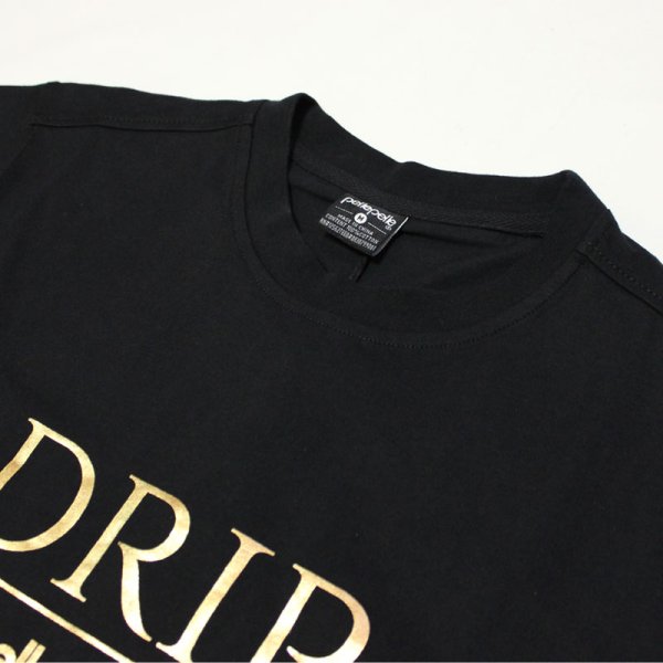 画像2: PELLE PELLE（ペレペレ)DRIP Tシャツ (ブラック) PP3055