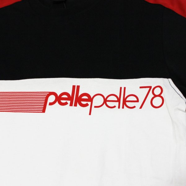 画像3: PELLE PELLE（ペレペレ)STADIUM BACK Tシャツ (ホワイト-ブラック-レッド) PP3068