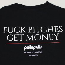 他のアングル写真3: PELLE PELLE（ペレペレ)GET MONEY Tシャツ (ブラック) PP3070