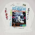 画像1: REASON(リーズン）CHEAF  L/S Tシャツ(WHITE） (1)