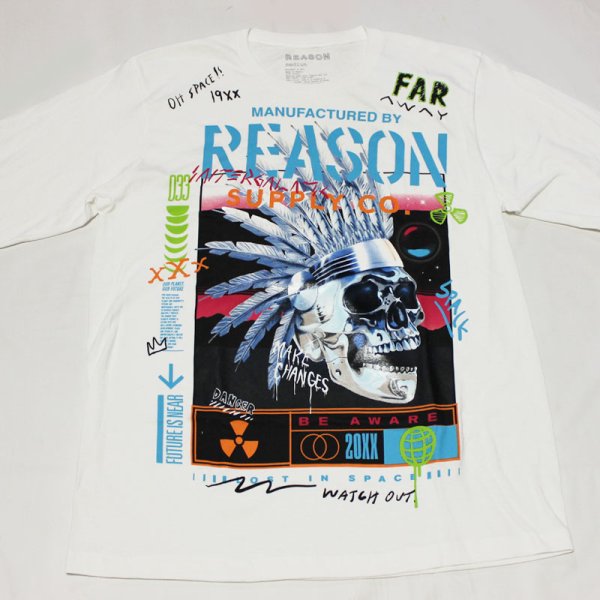 画像2: REASON(リーズン）CHEAF  L/S Tシャツ(WHITE）