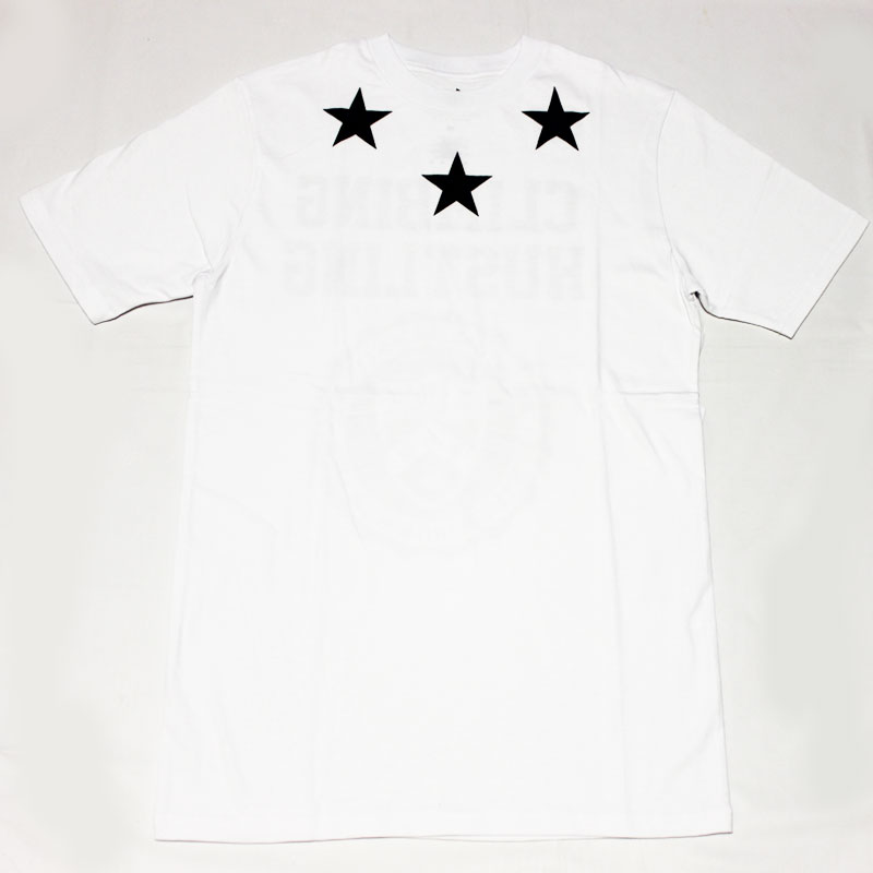 ROCAWEAR（ロカウェア）CLIMBING HUSTLINGバックプリント Tシャツ（WHITE）