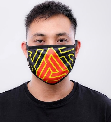 BLACK PYRAMID（ブラックピラミッド）Hidden Maze Face Mask (Y7162567) (フェイスマスク) 
