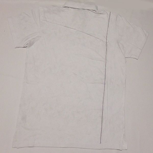 画像4: PELLE PELLE コントラストカットアップスクリプトポロシャツ（ホワイト）512DK1 (4)