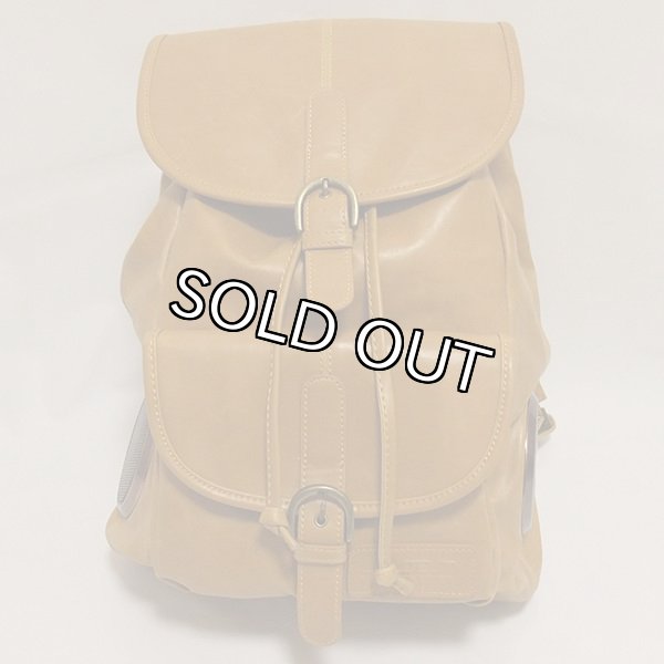 画像3: FYDELITY（フィデリティー） OLD SCHOOL ステレオバックパック（タン-Faux Leather） (3)