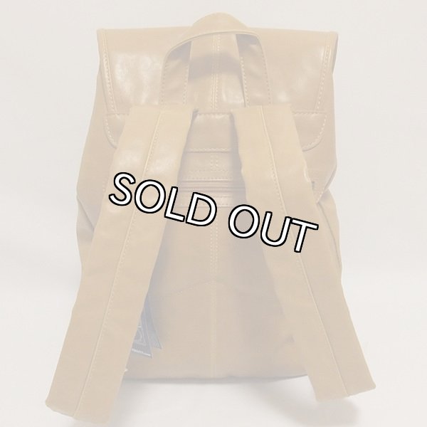 画像4: FYDELITY（フィデリティー） OLD SCHOOL ステレオバックパック（タン-Faux Leather） (4)