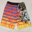 画像4: ED HARDY（エド・ハーディー）メンズスイムショーツ（オレンジボーダー）【水着・海パン・スイムウェア】 (4)