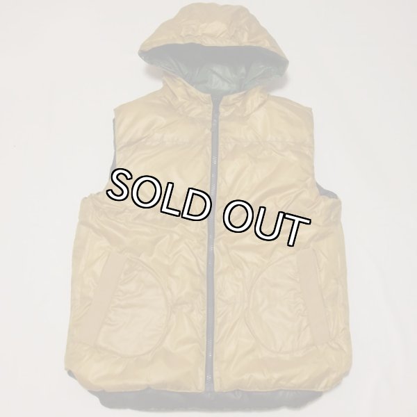 画像4: ROCAWEAR（ロカウェア）RUGGEDリバーシブル中綿フーディーベスト（ブラウンXマスタード）R0013X01 (4)