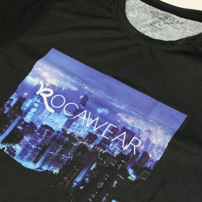 画像1: ROCAWEAR EUROLINE（ロカウェアユーロライン）TOKYO ROCATシャツ（ブラック）