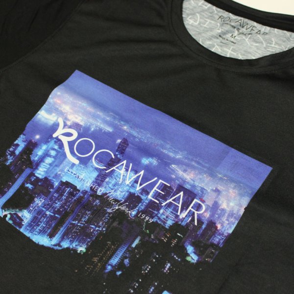 画像2: ROCAWEAR EUROLINE（ロカウェアユーロライン）TOKYO ROCATシャツ（ブラック） (2)