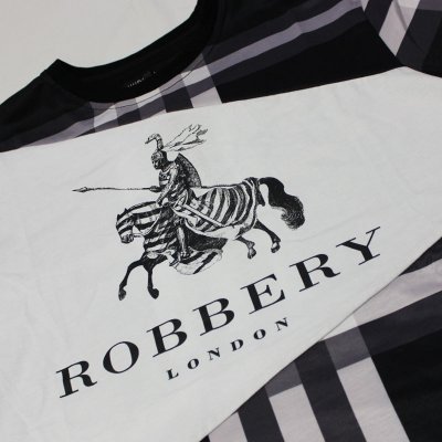 画像1: HUDSON OUTERWEAR(ハドソン・アウターウェア）ROBBERY Tシャツ（ブラック）