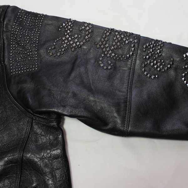 画像5: 【セール20%OFF 送料無料】PELLE PELLE(ペレペレ）レザーライダーズジャケット(BLACK）21523 (5)