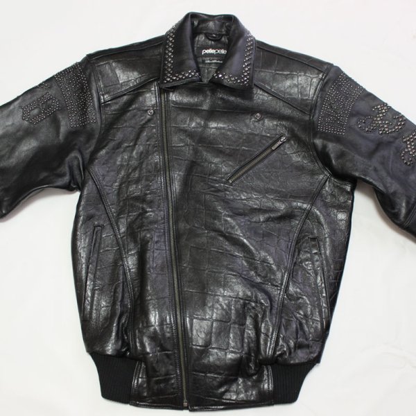 画像7: 【セール20%OFF 送料無料】PELLE PELLE(ペレペレ）レザーライダーズジャケット(BLACK）21523 (7)