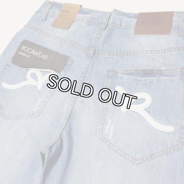 画像6: ROCAWEAR（ロカウェア）Rダメージジーンズ(Light） R00J9914 (6)