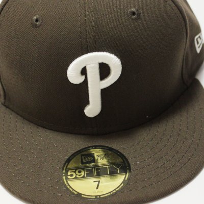 画像1: NEWERA （ニューエラ）59FIFTY MLB Philadelphia Phillies/フィラデルフィア フィリーズ （ブラウン-ホワイト)