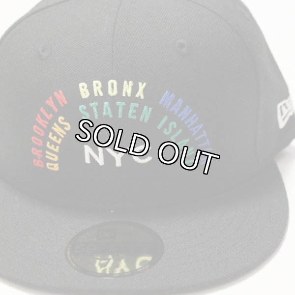 画像2: NEWERA （ニューエラ）59FIFTY NYC RAINBOW(ニューヨークシティ・レインボー） BLACK (2)