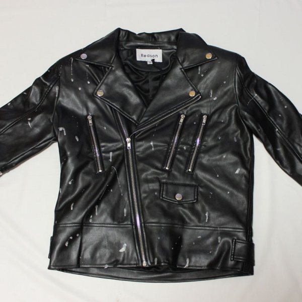 画像3: REASON（リーズン）PUレザーWORLD TOURジャケット(BLACK） (3)