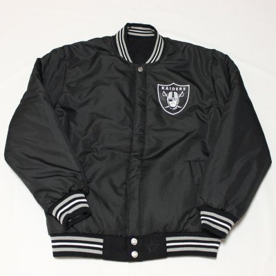 画像3: NFL JH DESIGN リバーシブルOAKLAND RAIDERS (オークランド/レイダース）バーシティージャケット